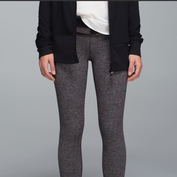 LULULEMON herringbone wunder under pant SIZE 4 - Picture 14 of 16